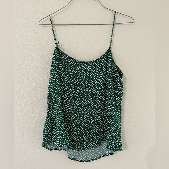 Reformation Atticus Camisole Wyoming Green Floral Tank Top Women’s Size Small - Picture 3 of 8